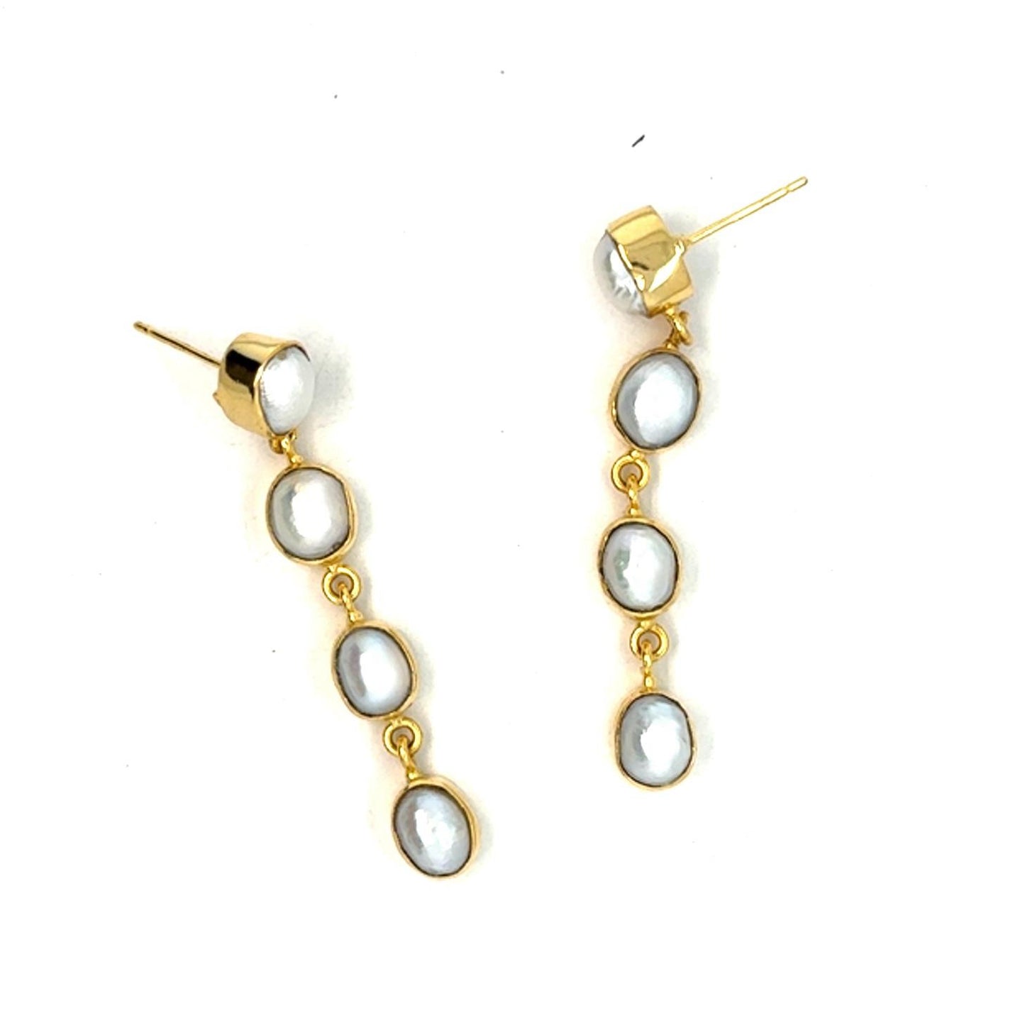 Rhya (Kesha Pearl) Statement Earrings