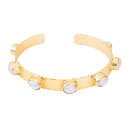 Rena Fixed Cuff (Freshwater Pearl)