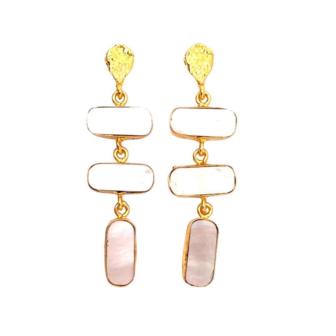 Dianna (Pearl Collar) Statement Earrings