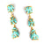 Tre (Turquoise Claw) Statement Earrings
