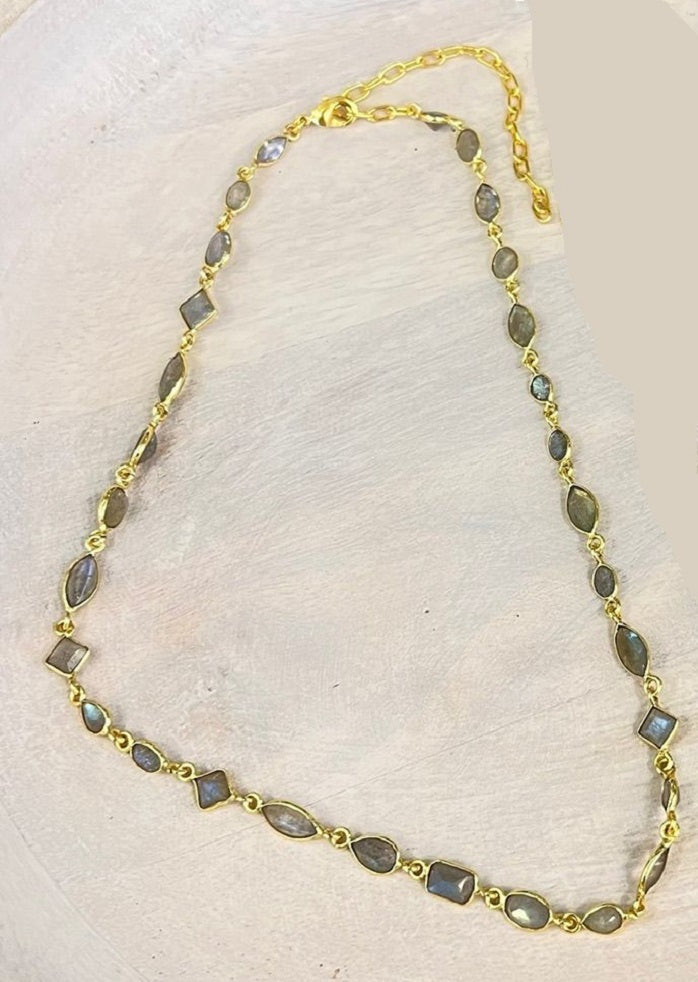 Necklace Full Strand (Labradorite)