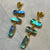 Dianna (Abalone Shell Collar) Statement Earrings